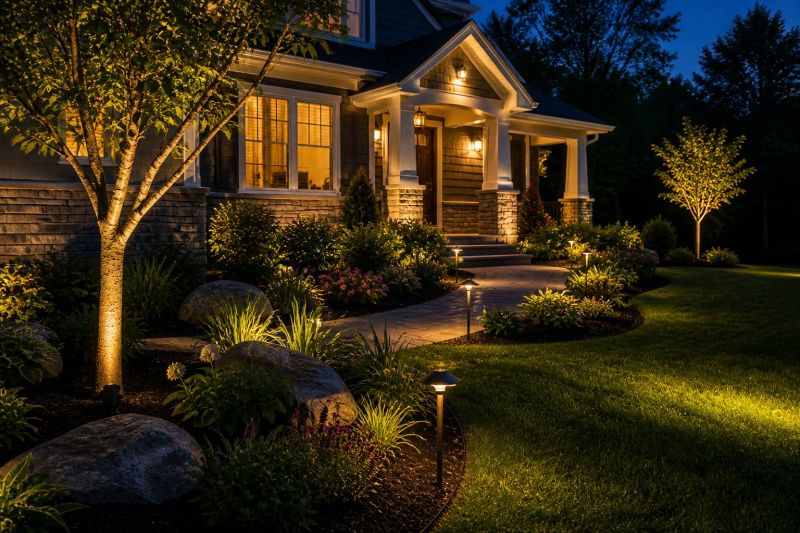 Courtyard Light Installation in Pasadena, CA