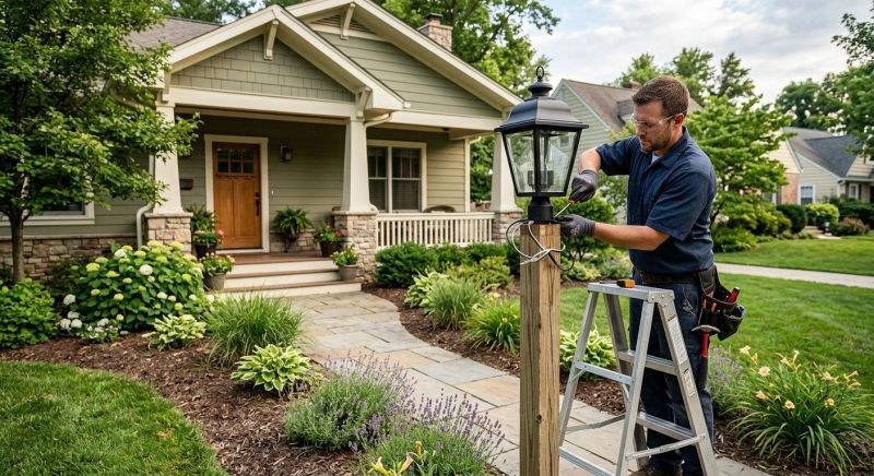 Landscape Lighting Repair in Denver, CO